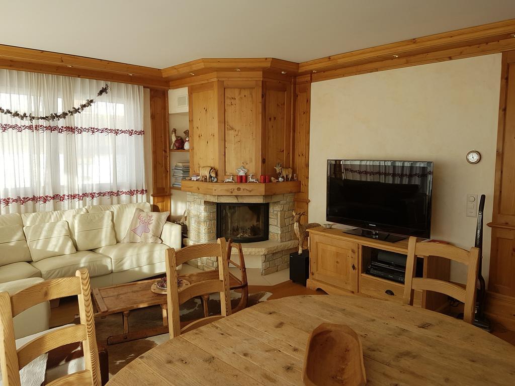 Appartement Clairiere Des Barzettes Avec Vue Magnifique Crans-Montana Ngoại thất bức ảnh