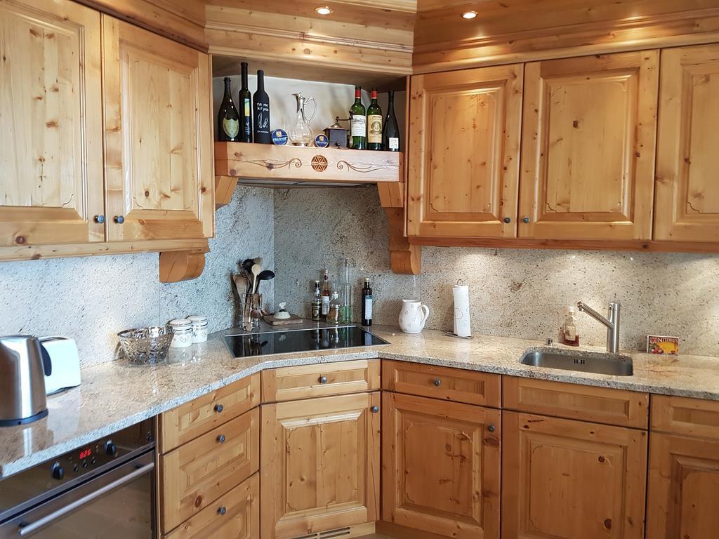 Appartement Clairiere Des Barzettes Avec Vue Magnifique Crans-Montana Ngoại thất bức ảnh